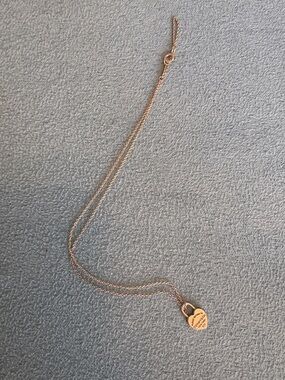 Tiffany & Co. sterling silver Heart Padlock Necklace